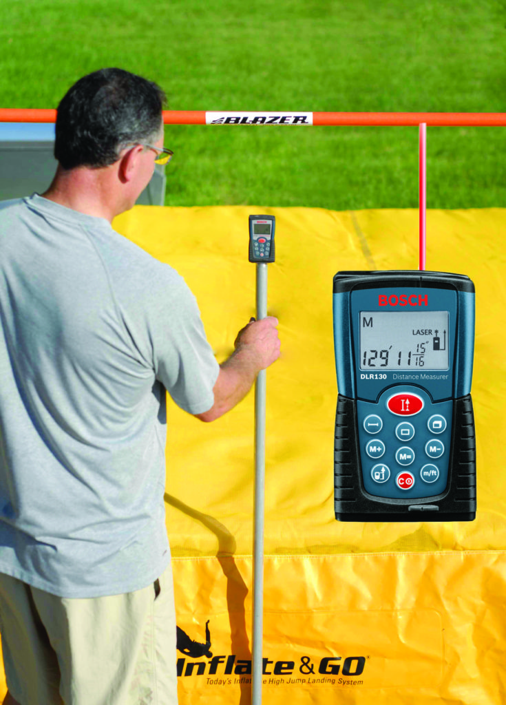 Laser Measuring Staff for Pole Vault and High Jump - Blazer Athletic